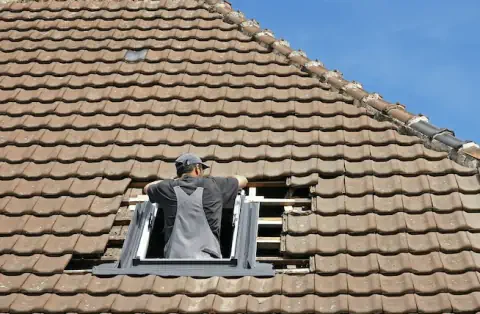 Pose de velux - Montferrat